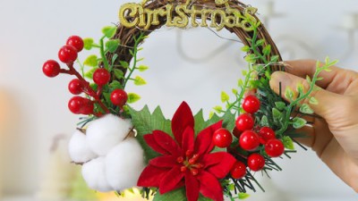 🎄내 손으로 만드는 크리스마스 리스 DIY🎄: 꿀팁 가득 후기!